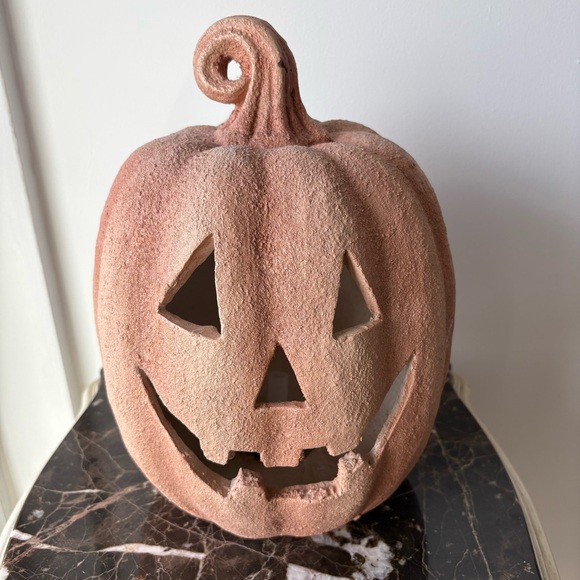 Martha Stewart Terracotta Pumpkin with LED light - Picture 2 of 6